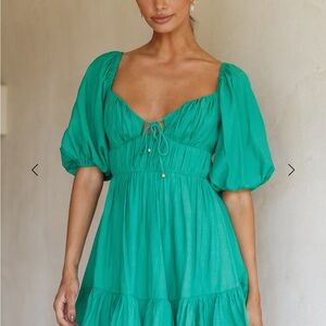 Hello Molly FIESTA LOVIN DRESS GREEN